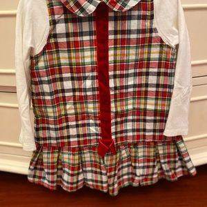 Christmas plaid dress